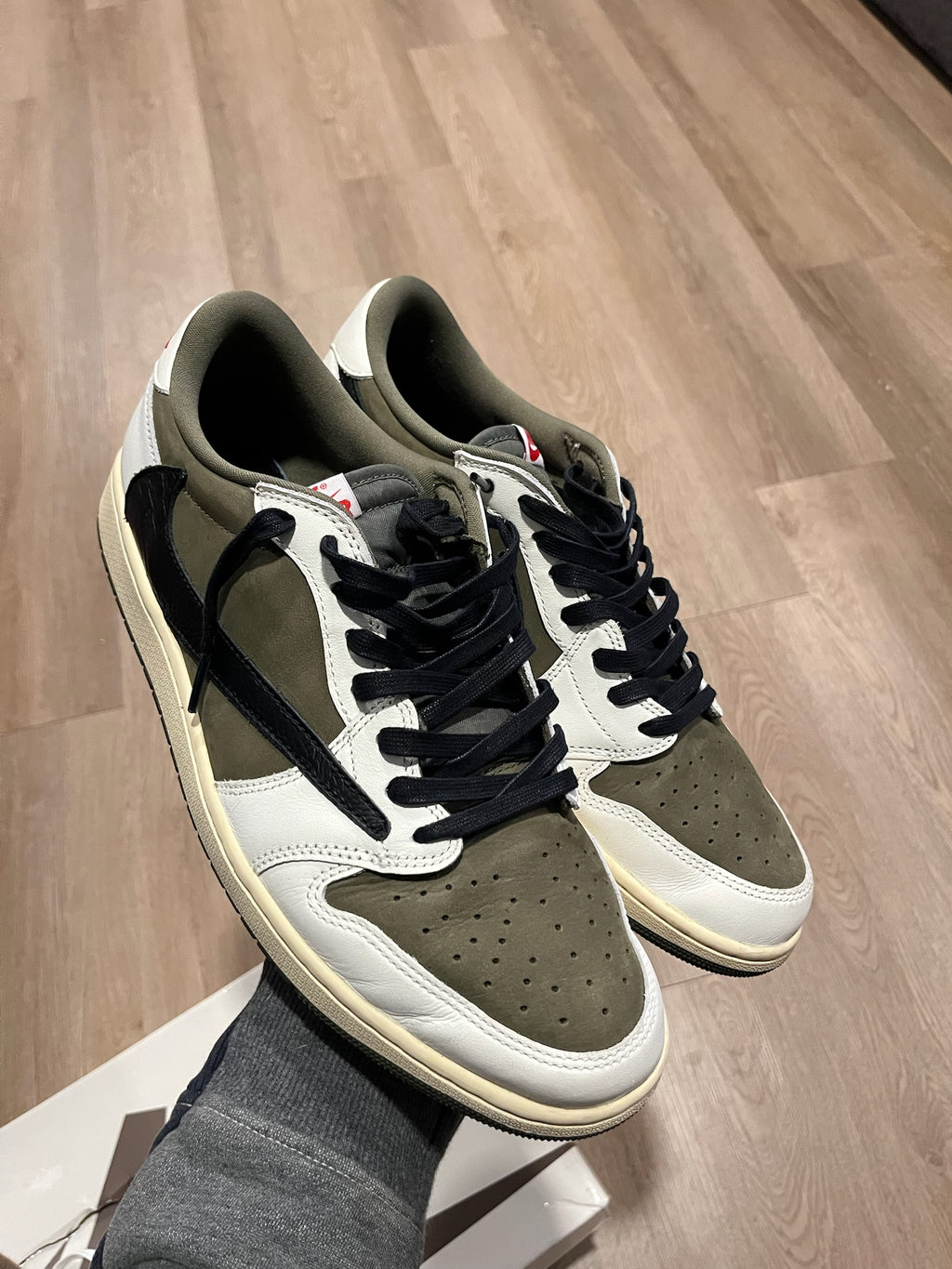 Size 12.5 - Travis Scott 1 Low Medium Olive