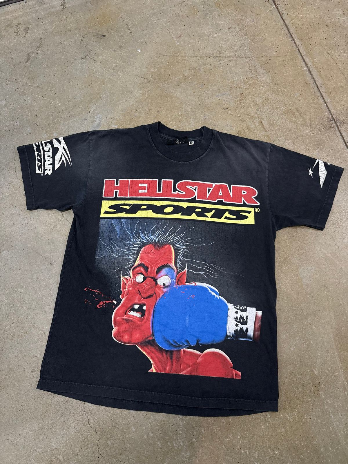 Size M - Hellstars Sports Knock-Out Tee