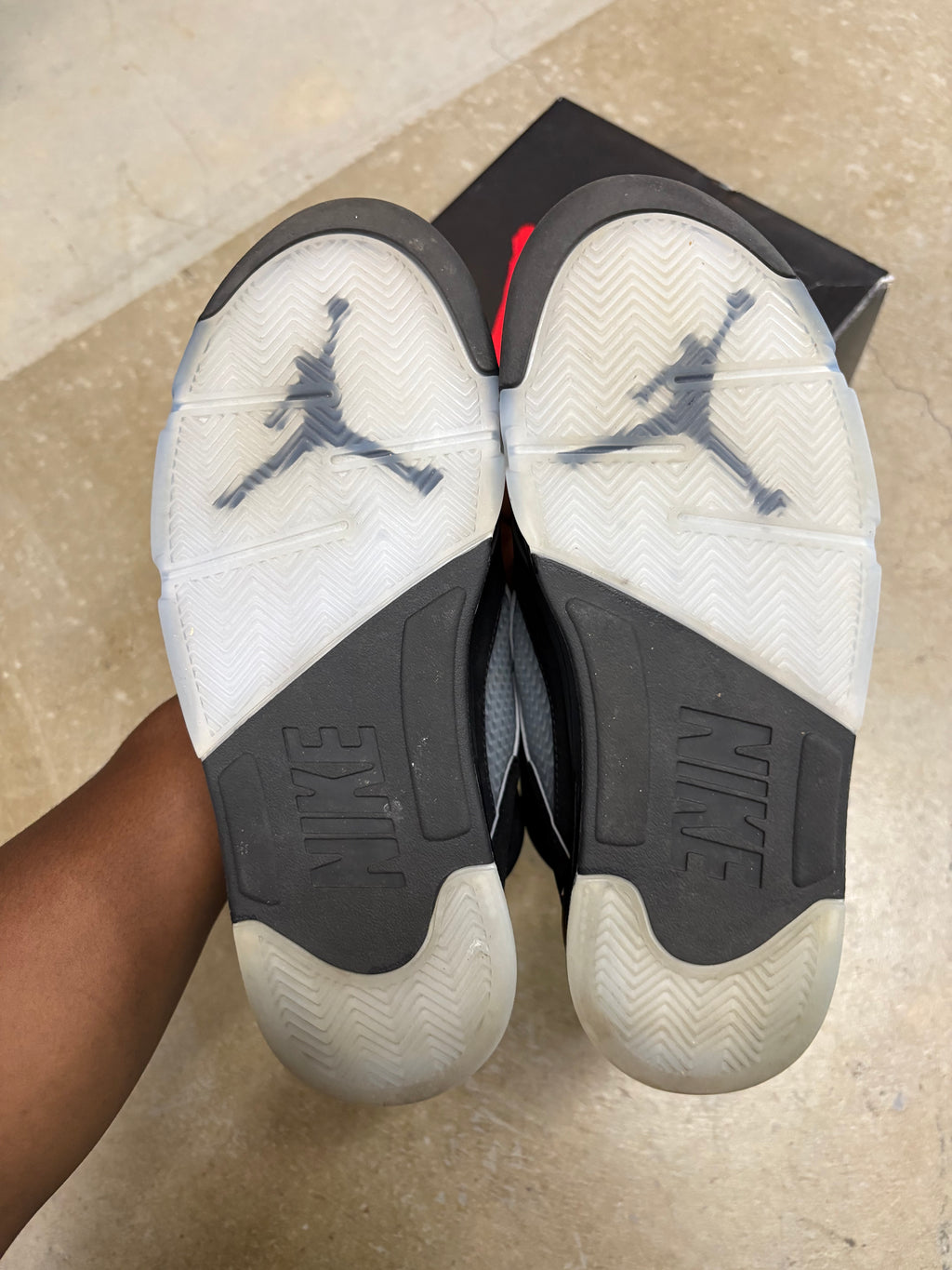 Size 8.5 - Jordan 5 Retro Black Metallic Reimagined