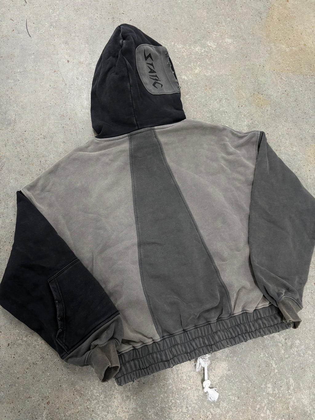 Size S - Static Lifestyles Hybrid Hoodie