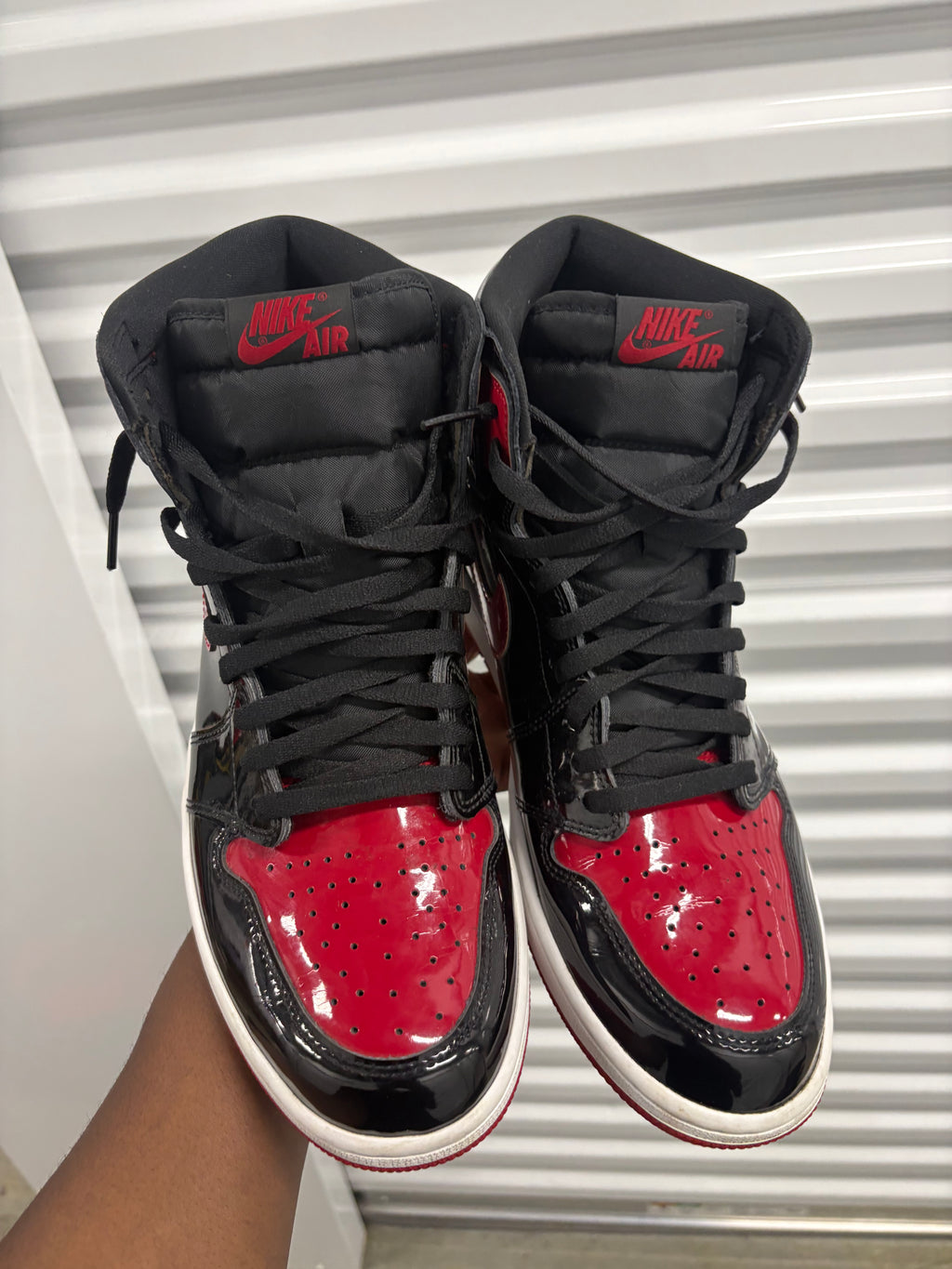 Size 13 - Jordan 1 Retro Patent Bred