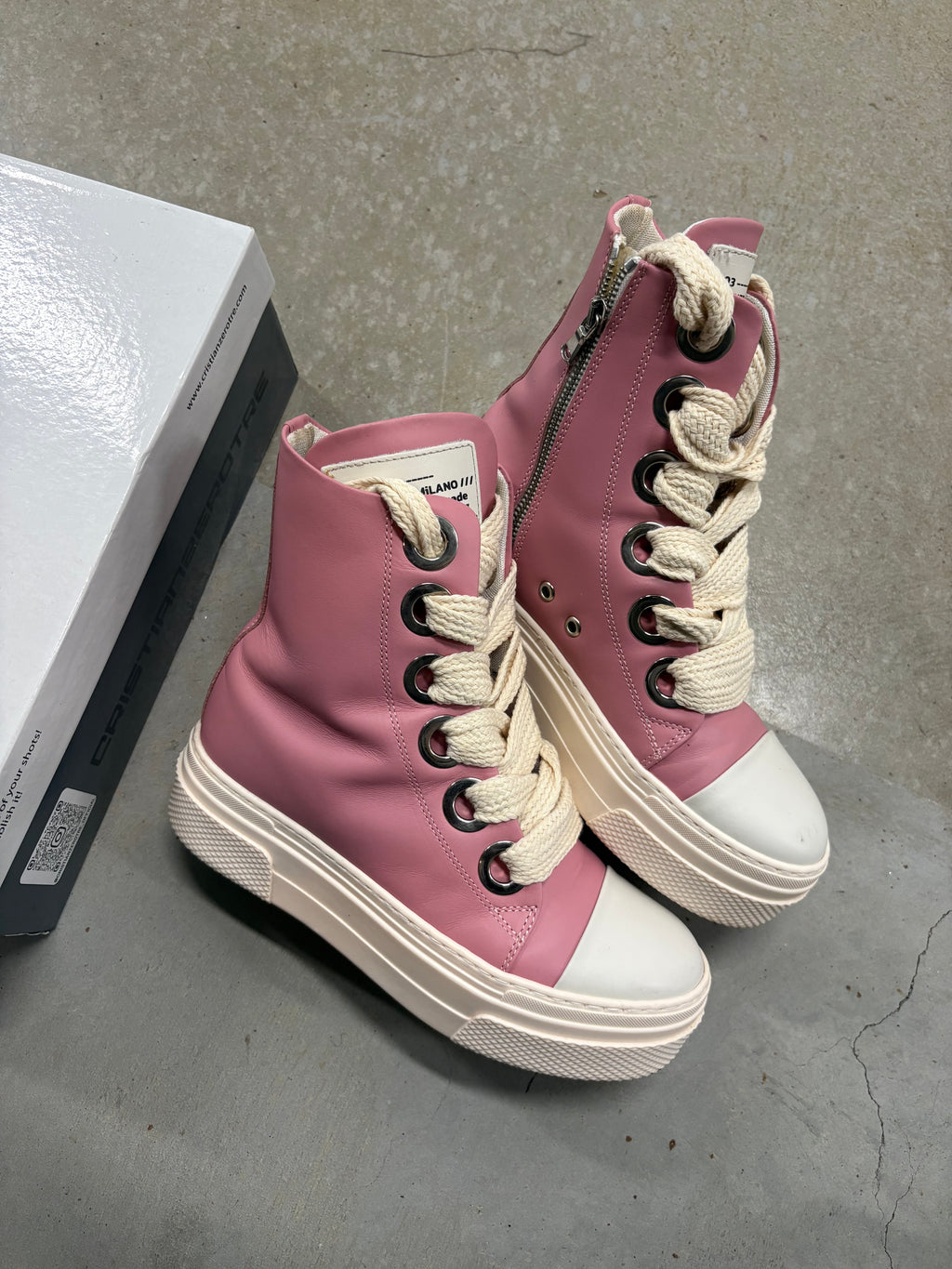 Size 6y - Christianzerotre Calipso 300 Pink Leather