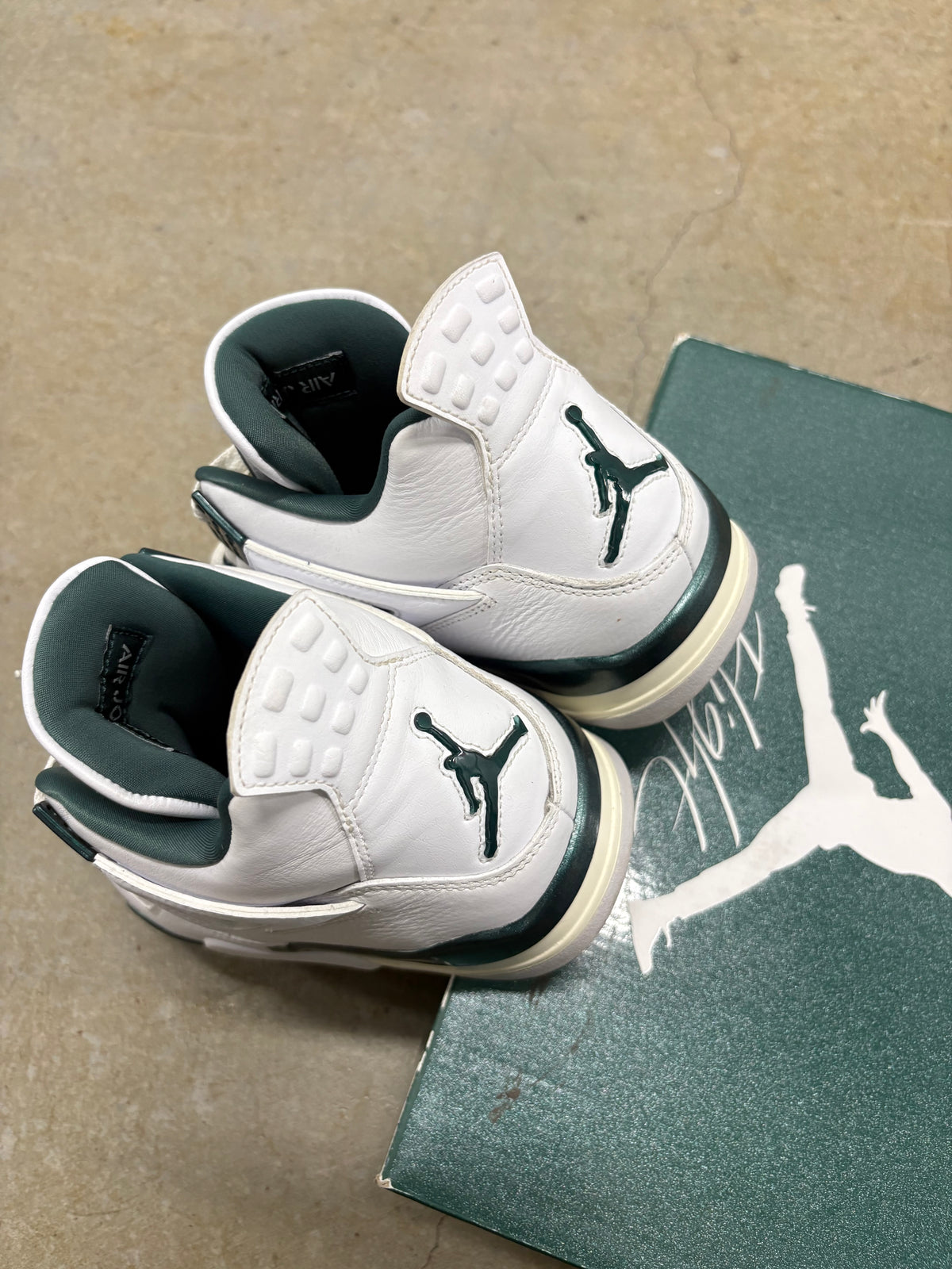 Size 9 - Jordan 4 Retro Oxidized Green
