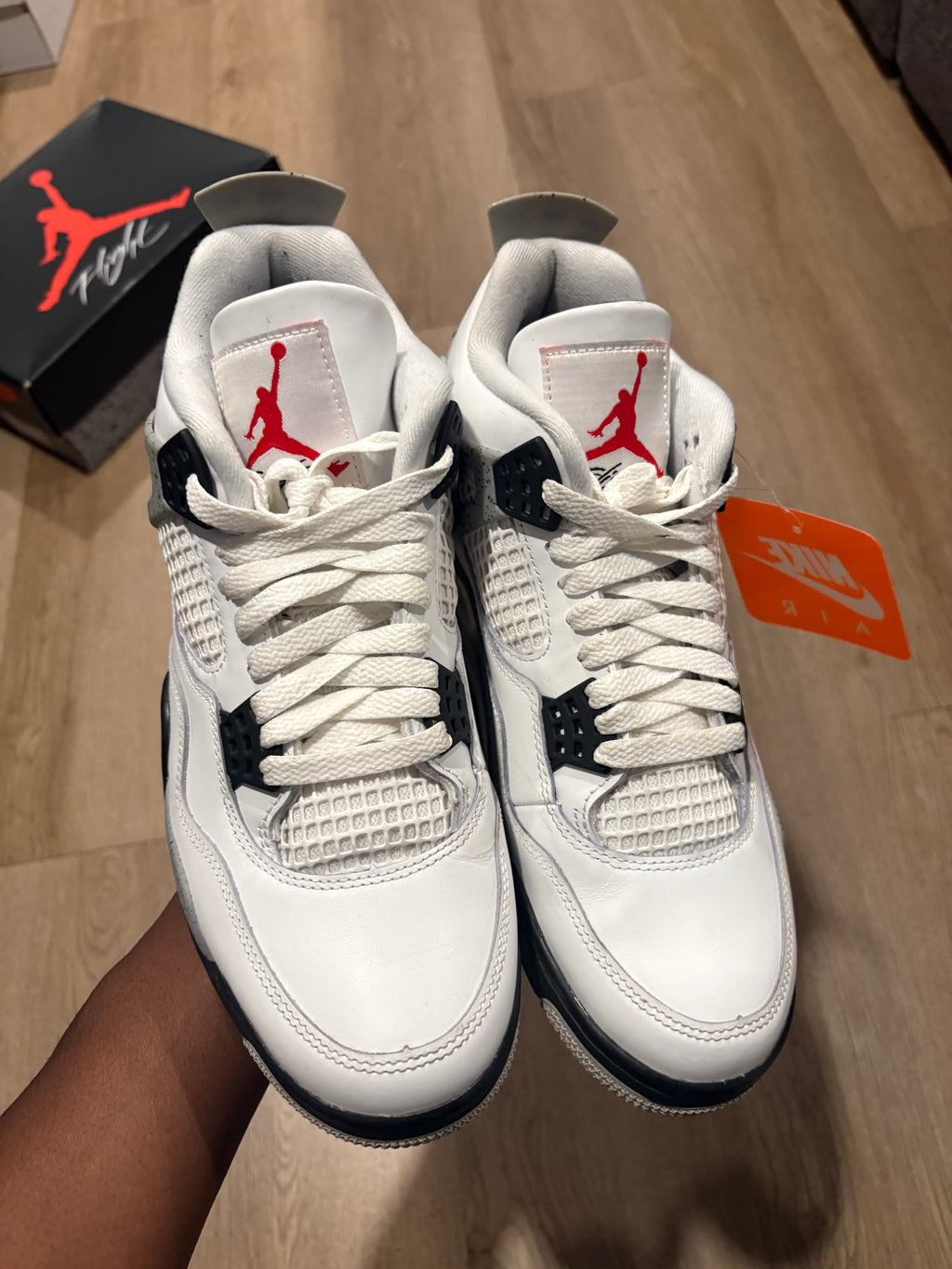 Size 9 - Jordan 4 Retro White Cement 2025