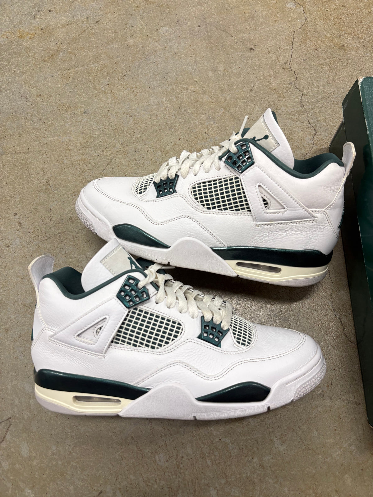 Size 9 - Jordan 4 Retro Oxidized Green