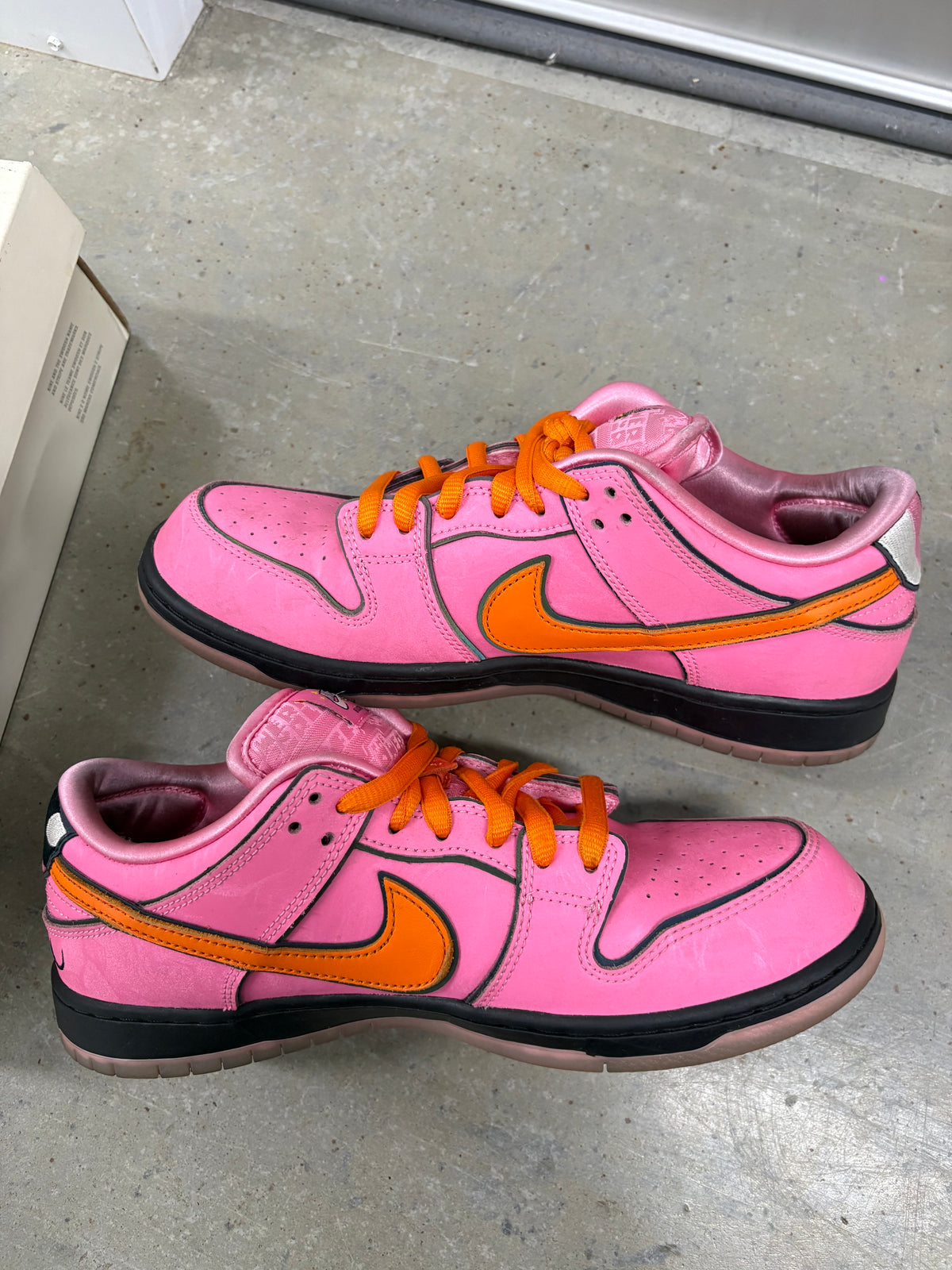 Size 9.5 - Nike Dunk SB Powerpuff Girls Blossom