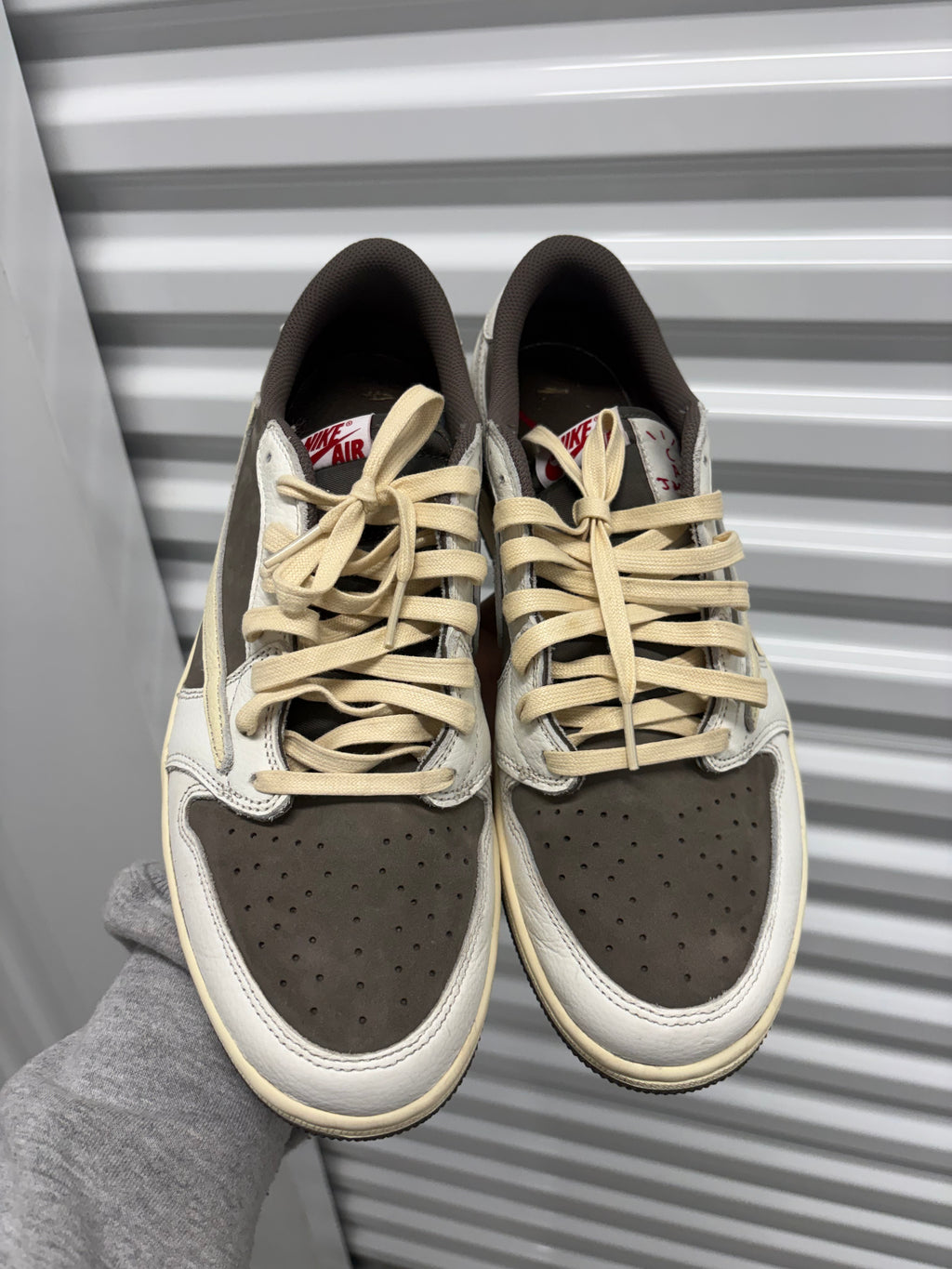 Size 10 - Travis Scott 1 Low Reverse Mocha