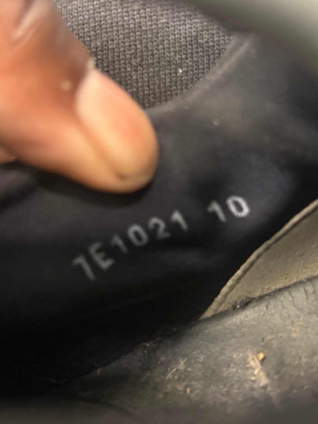 Size 10 - Fendi Black Leather Monster Eye