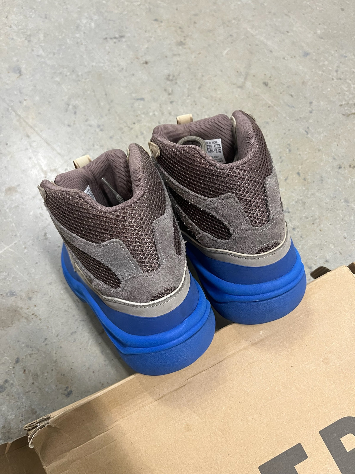 Size 9.5 - Yeezy Desert Boot Taupe Blue