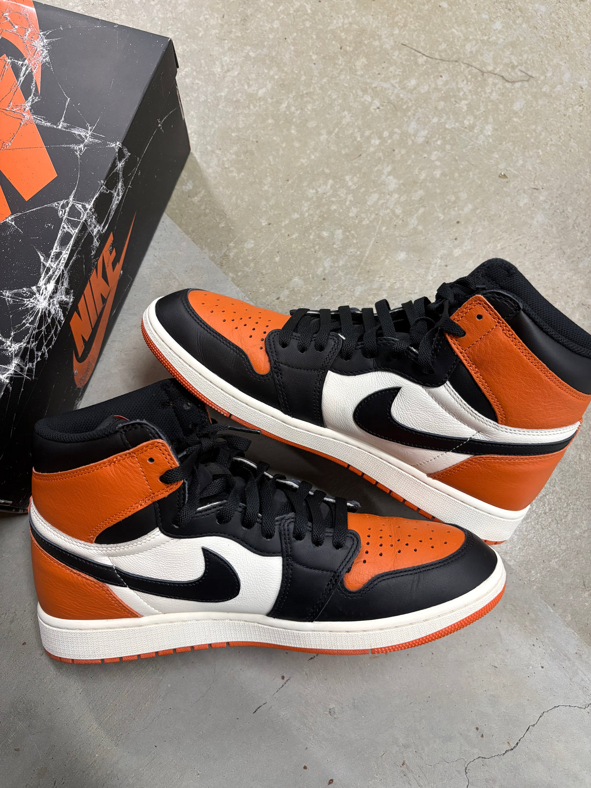 Size 12 - Jordan 1 Retro Shattered Backboard 2025