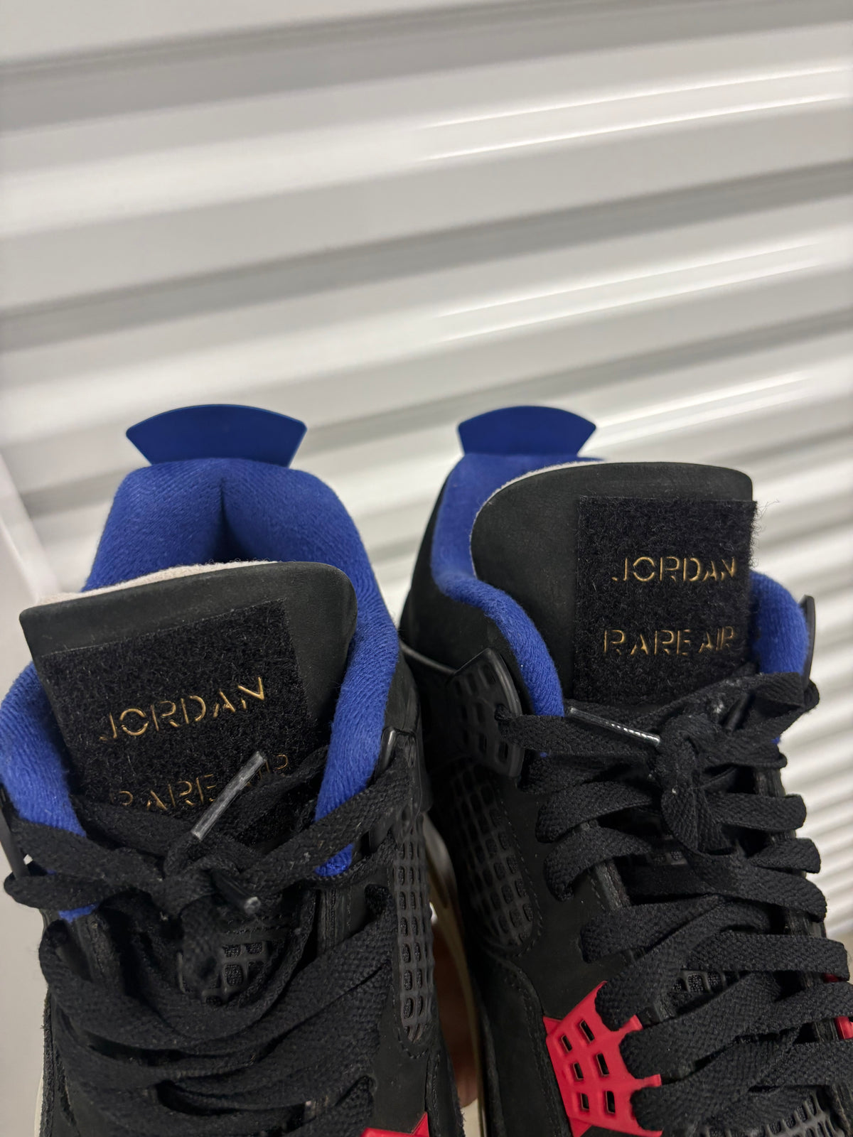 Size 10 - Jordan 4 Retro Rare Air Gold Lettering
