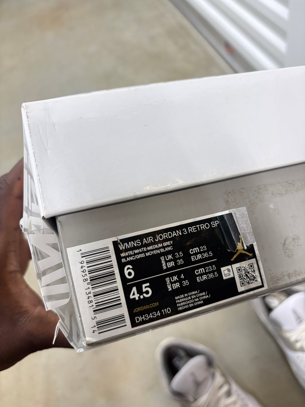 Size 4.5y - Jordan 3 Retro A Ma Maniere