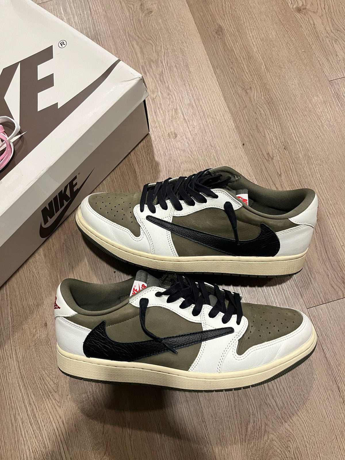 Size 12.5 - Travis Scott 1 Low Medium Olive