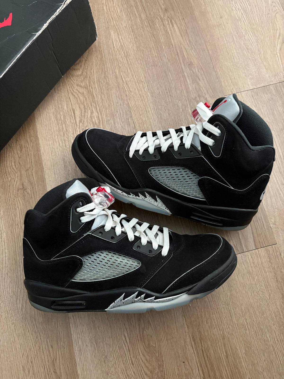 Size 11 - Jordan 5 Retro Black Metallic Reimagined