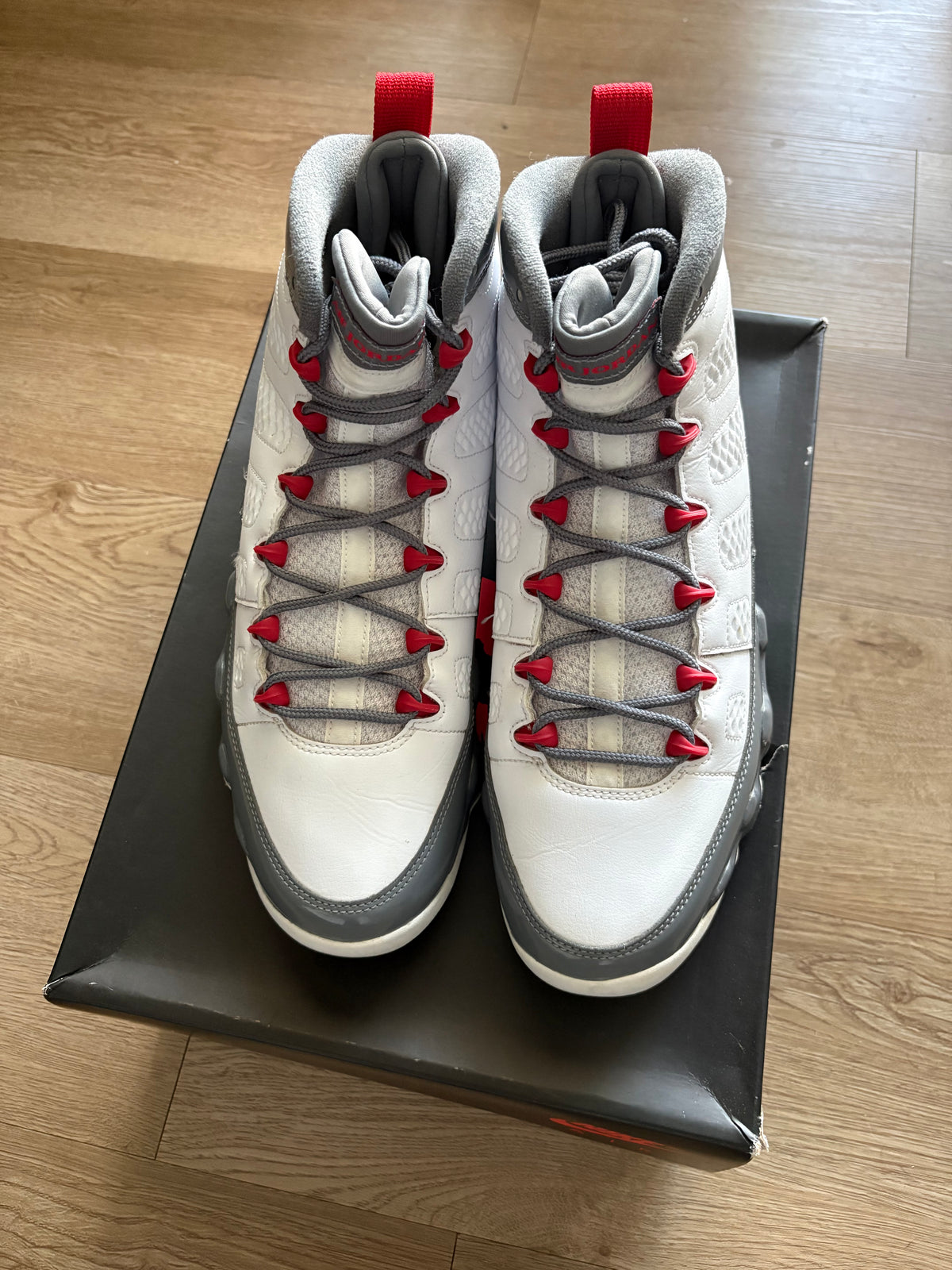 Size 12 - Jordan 9 Retro Fire Red