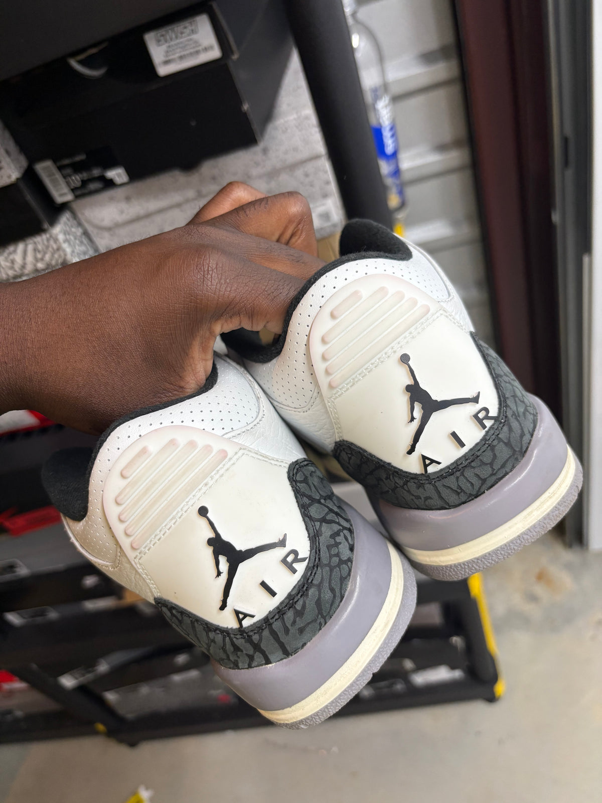 Size 7y - Jordan 3 Retro Cement Grey