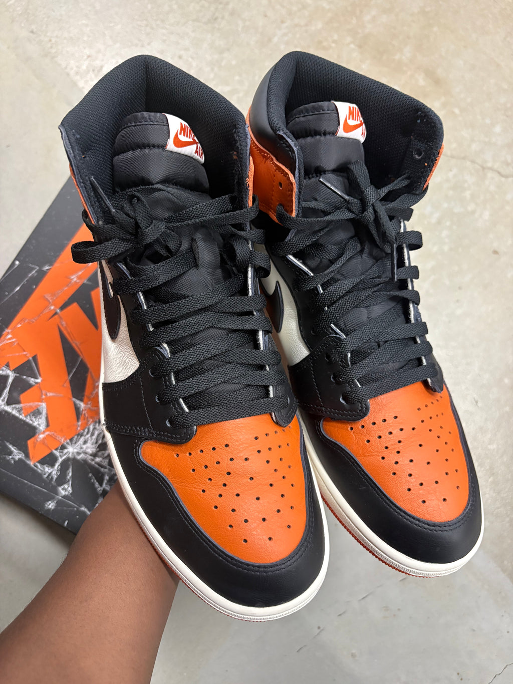 Size 12 - Jordan 1 Retro Shattered Backboard 2025