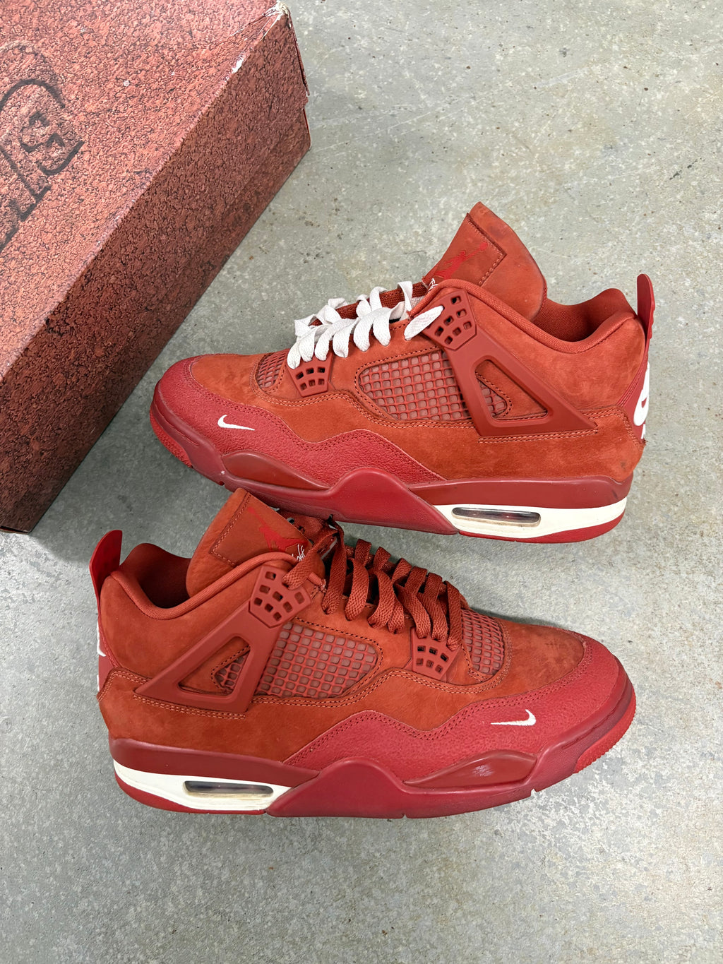 Size 10 - Jordan 4 Retro Brick By Brick