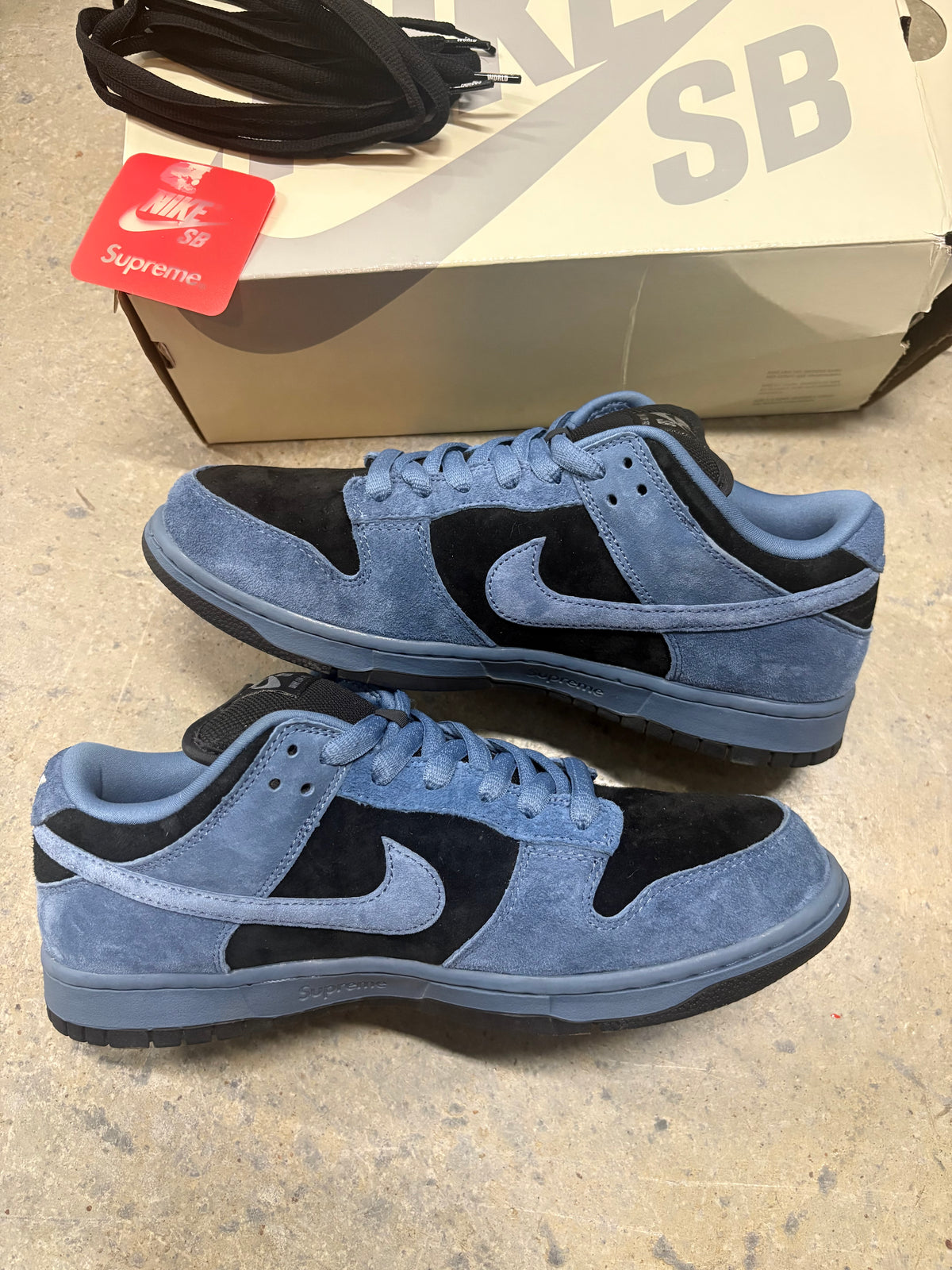 Size 10 - Nike SB Supreme Dunk 94 Ocean Fog
