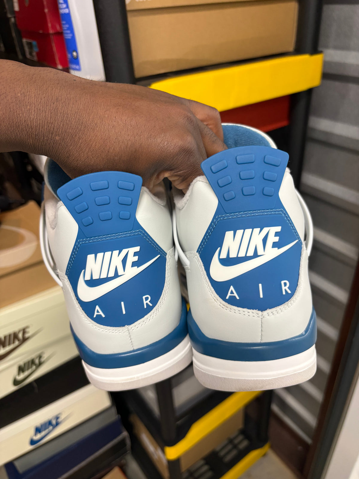 Size 12 - Jordan 4 Retro Military Blue 2024