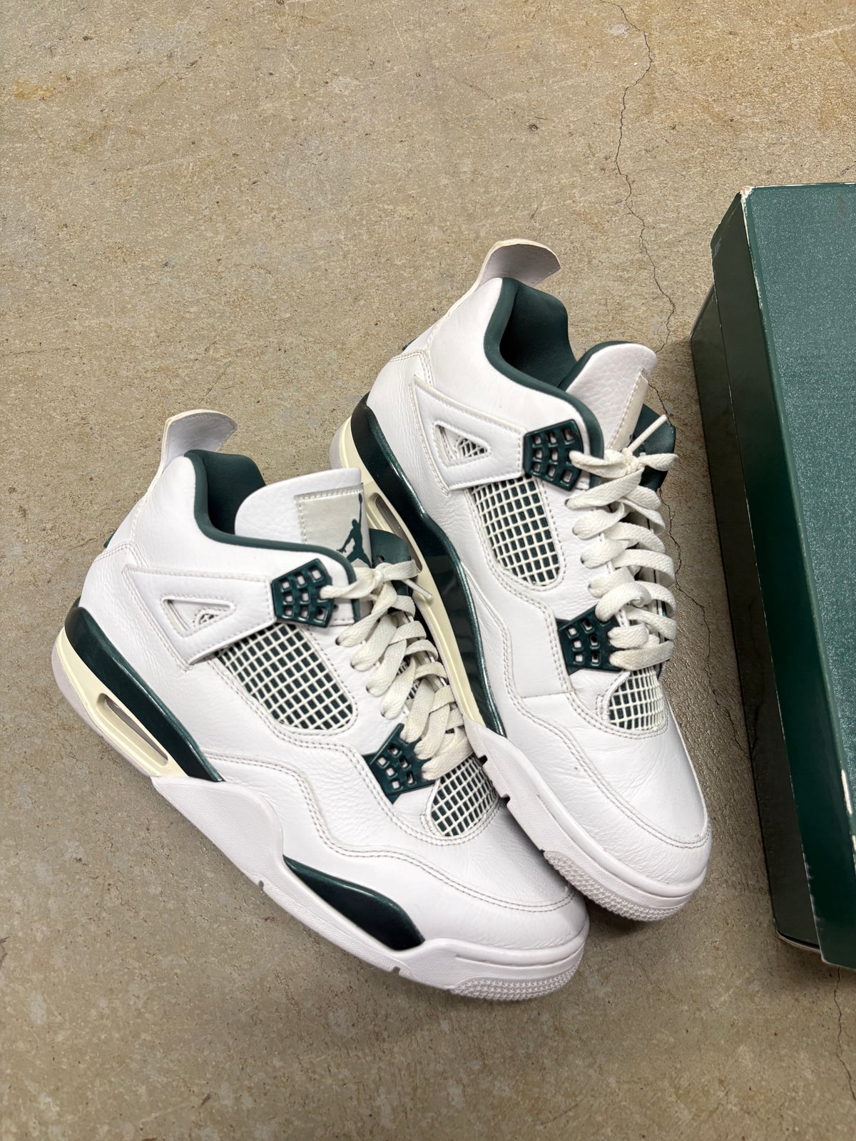 Size 9 - Jordan 4 Retro Oxidized Green