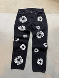Size 38 - Denim Tear x Levi Cotton Wreath Black Jeans