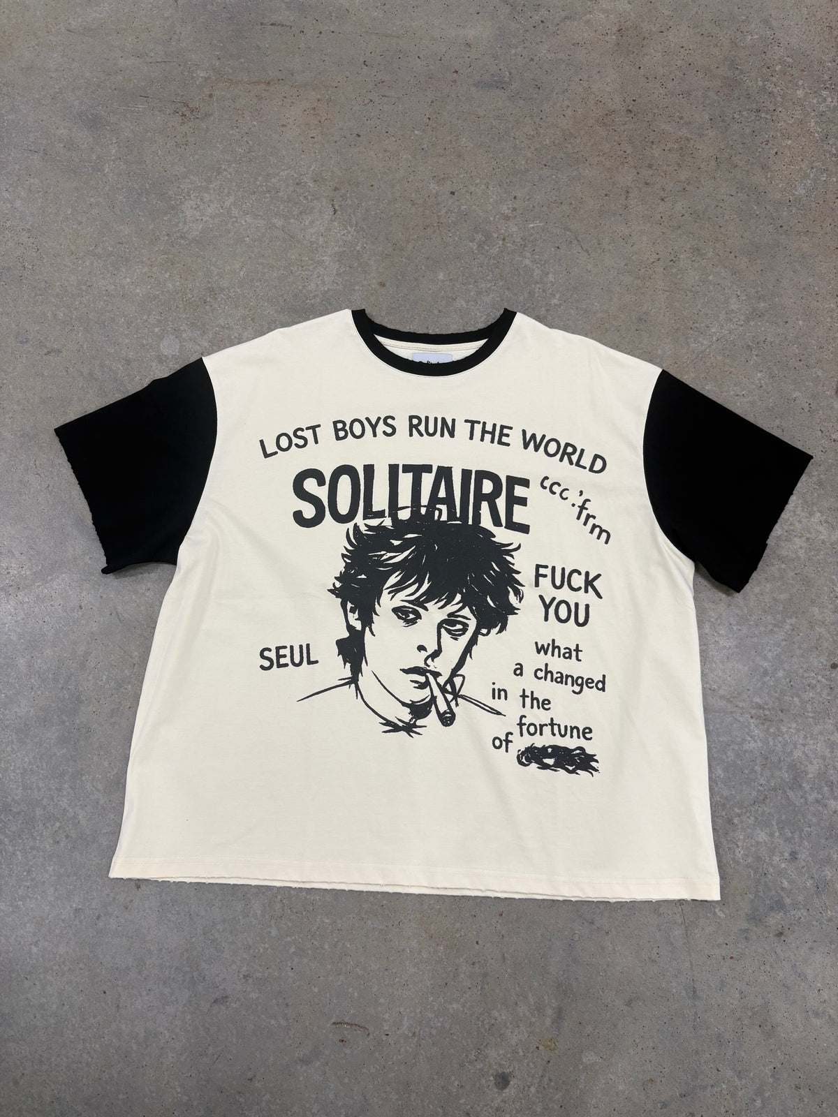 Solitaire Lost Boys Run The World Tee