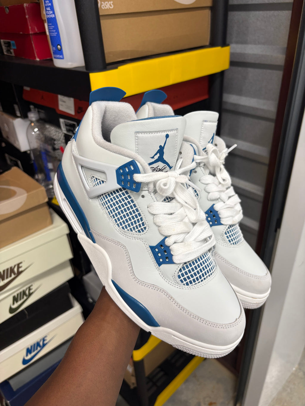 Size 12 - Jordan 4 Retro Military Blue 2024