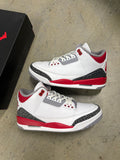 Size 7.5 - Jordan 3 Retro Fire Red