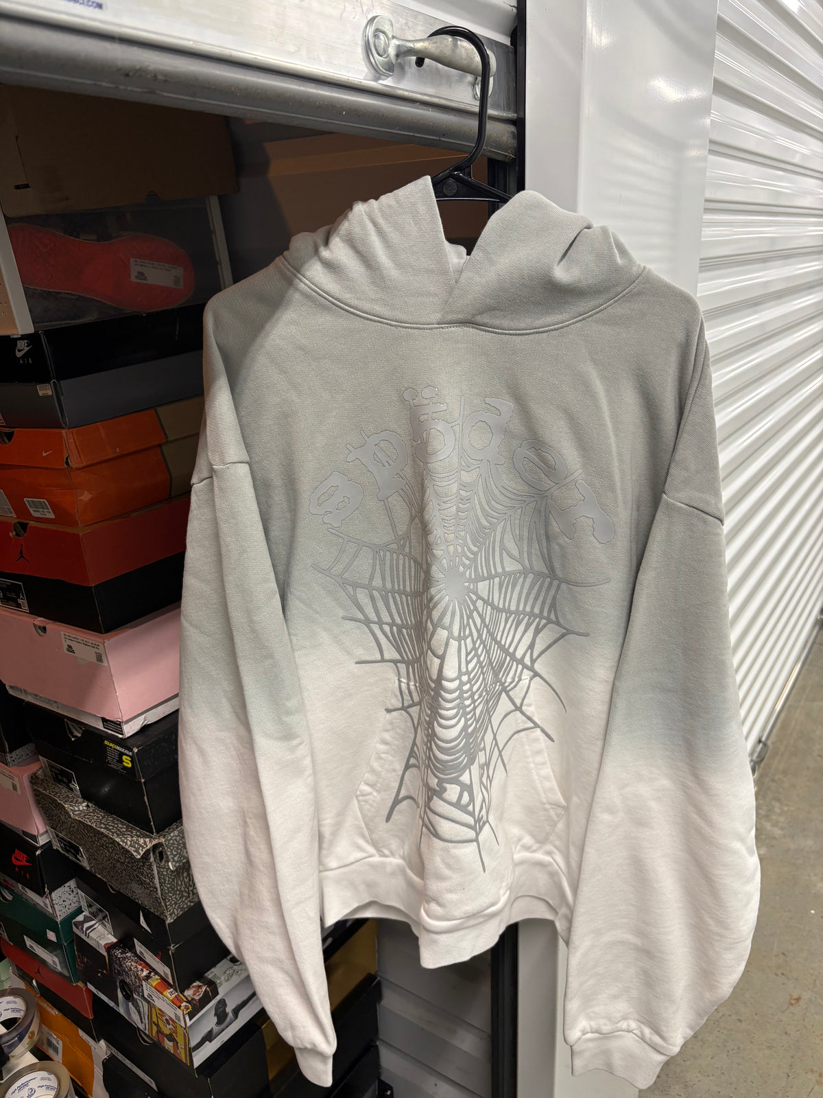 Sp5der Two-Tone Ombré Hoodie