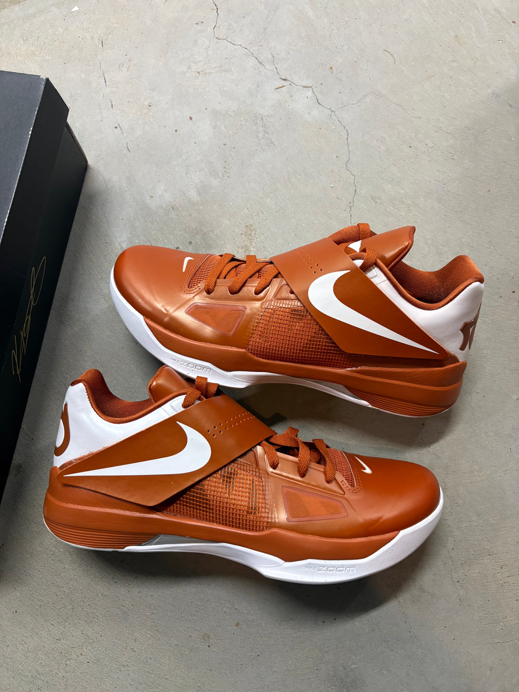 Size 11.5 - Nike Kd 4 Texas Longhorns 2025