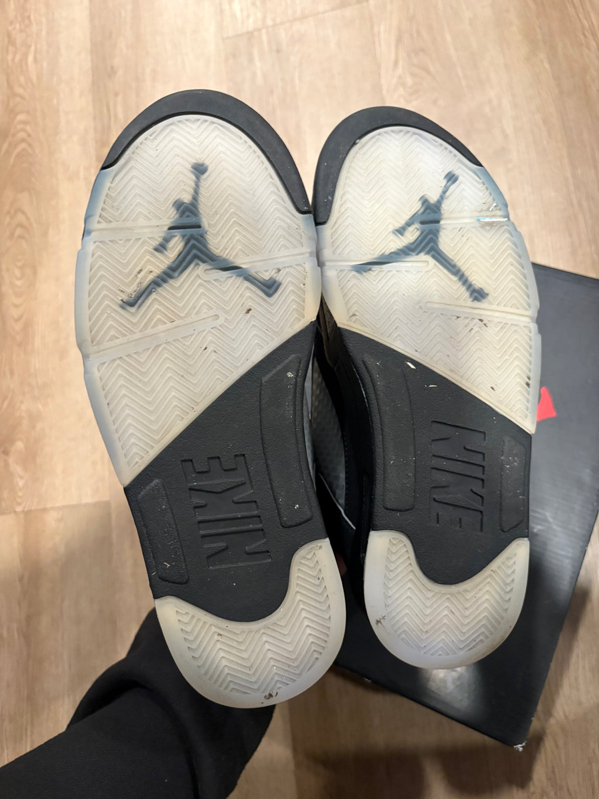 Size 9 - Jordan 5 Retro Black Metallic Reimagined