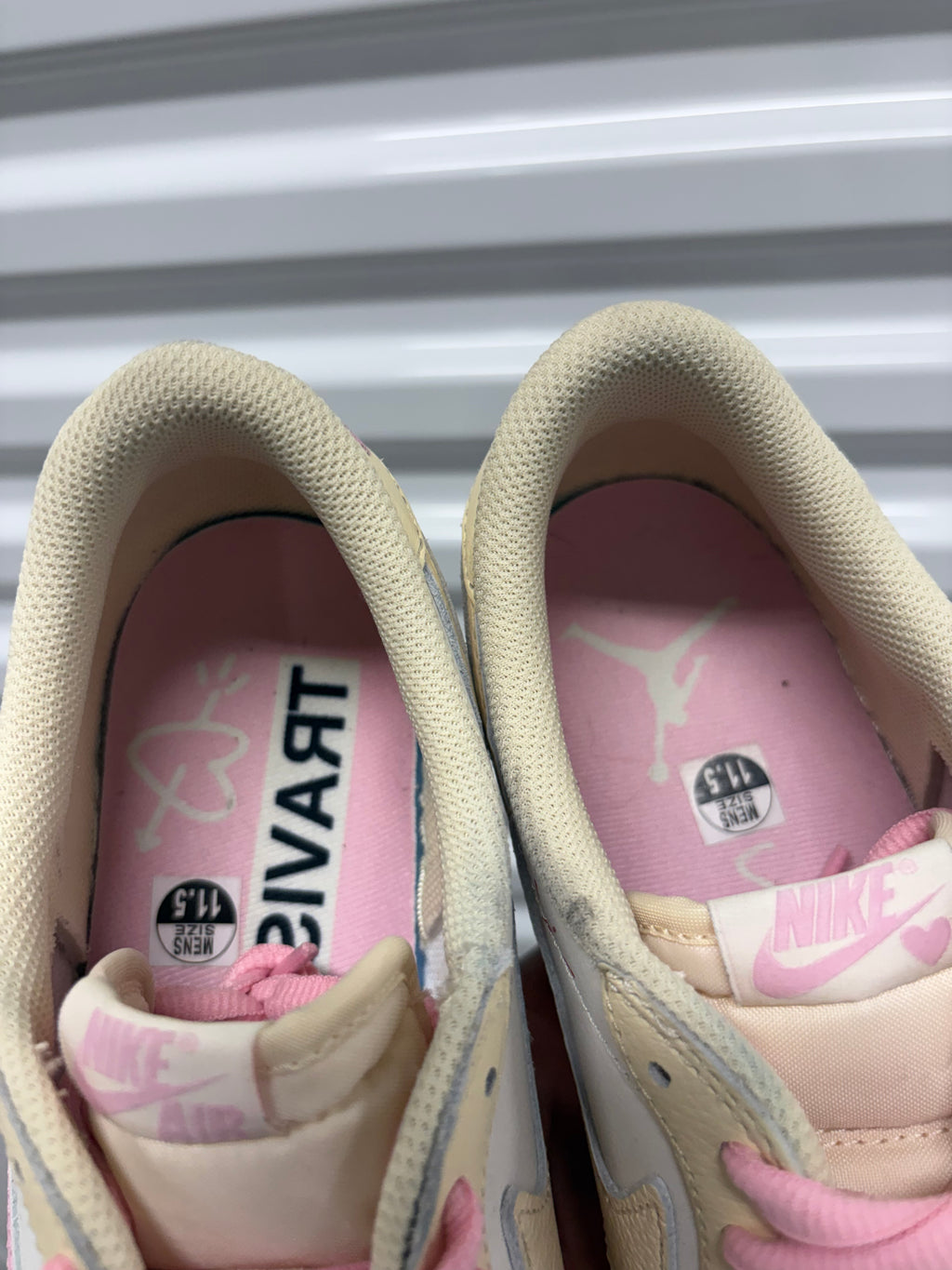 Size 11.5 - Travis Scott 1 Low Shy Pink