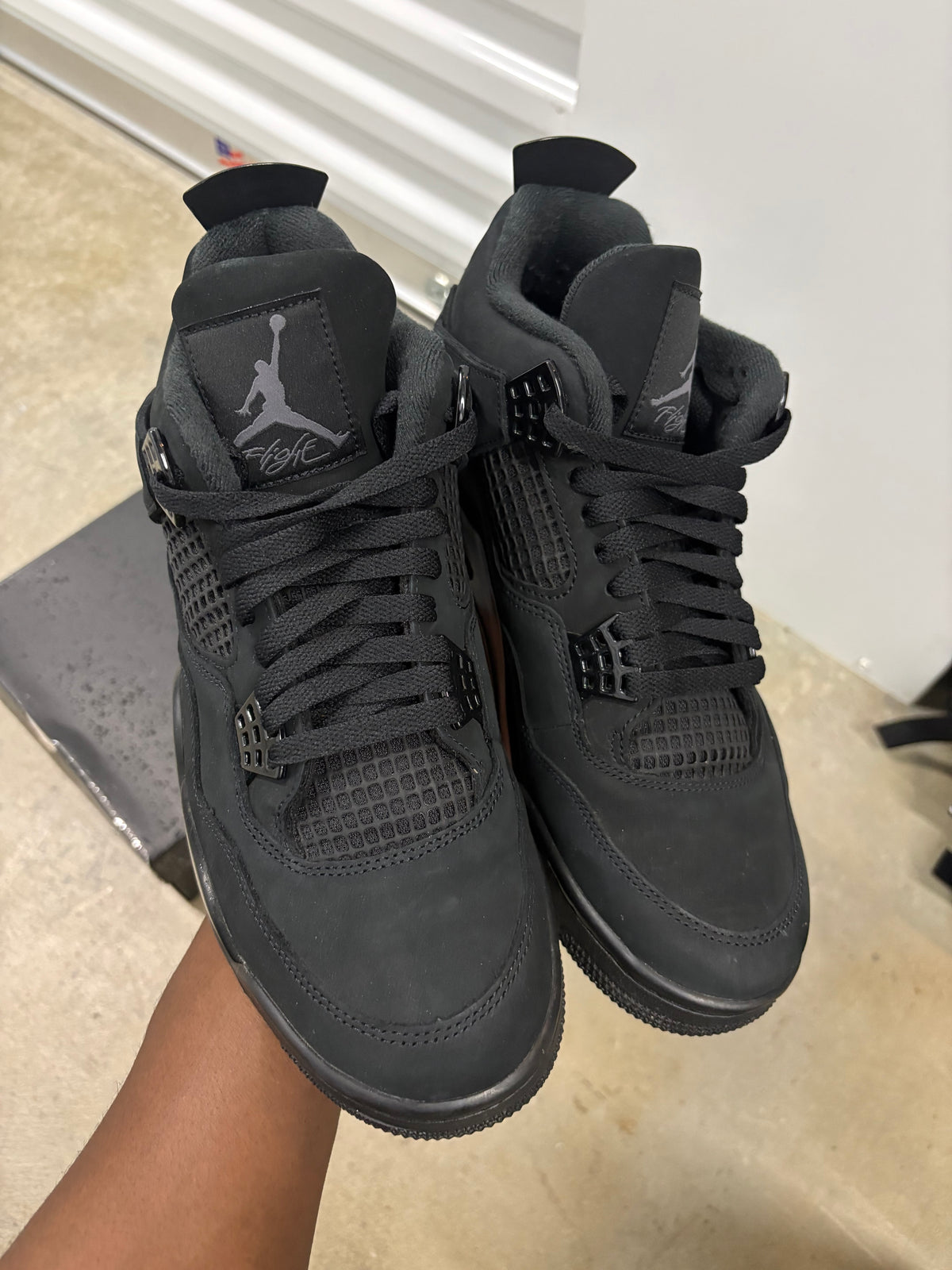 Size 10.5 - Jordan 4 Retro Black Cat 2025