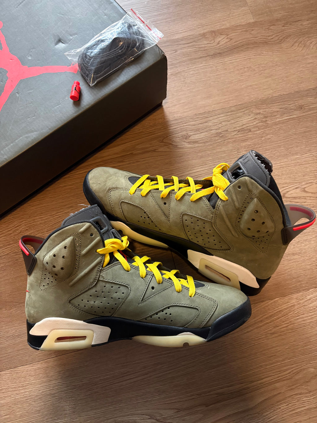 Size 12 - Jordan 6 Retro Travis Scott Olive