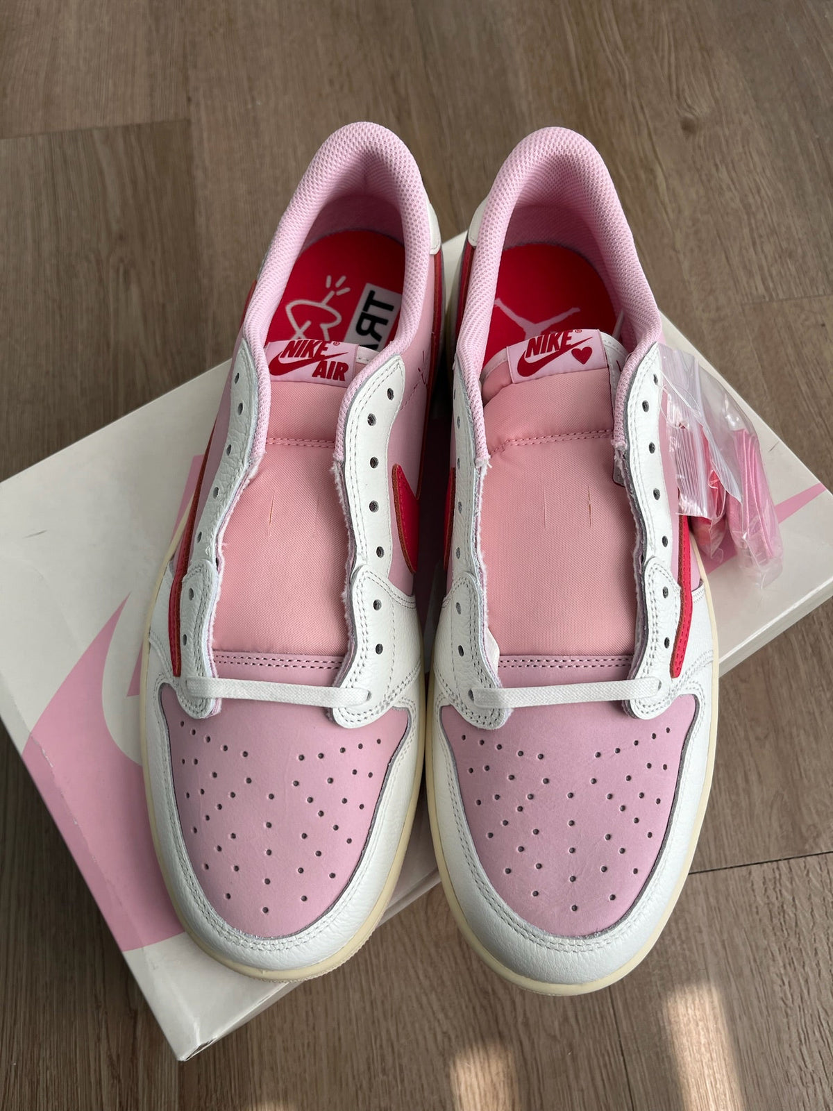 Size 12 - Travis Scott 1 Low Tropical Pink