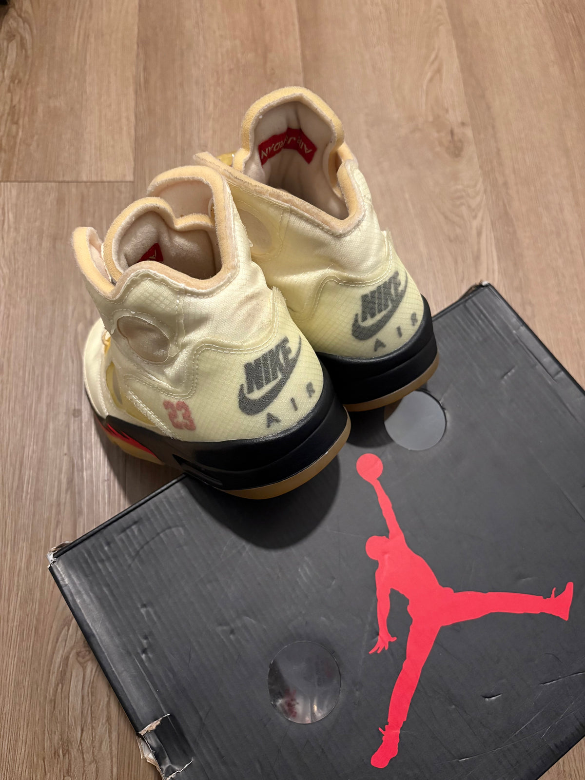 Size 9 - Jordan 5 Retro Off White Sail