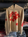 Size L - Sp5der Beluga Cream Hoodie