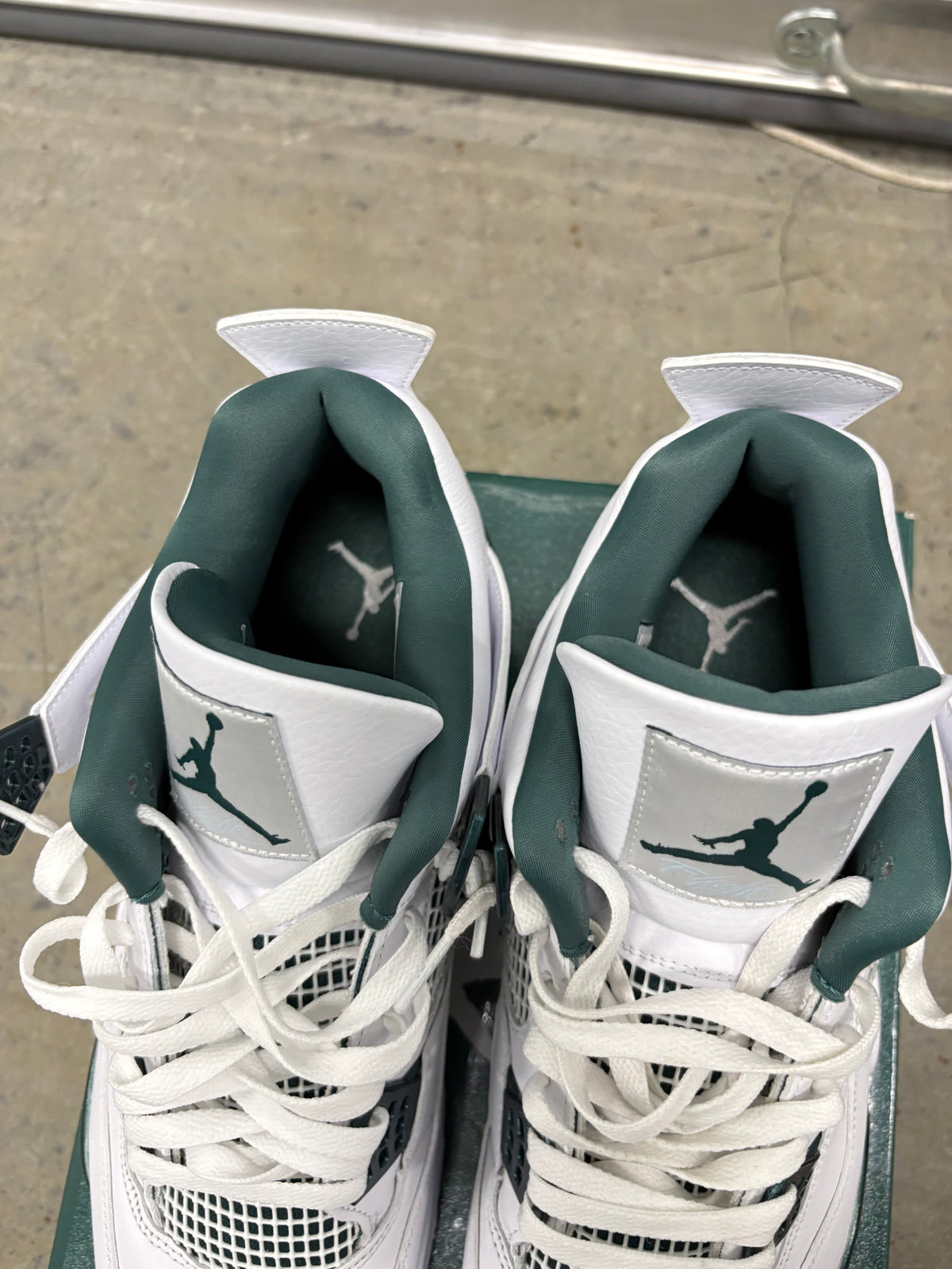Size 13 - Jordan 4 Retro Oxidized Green