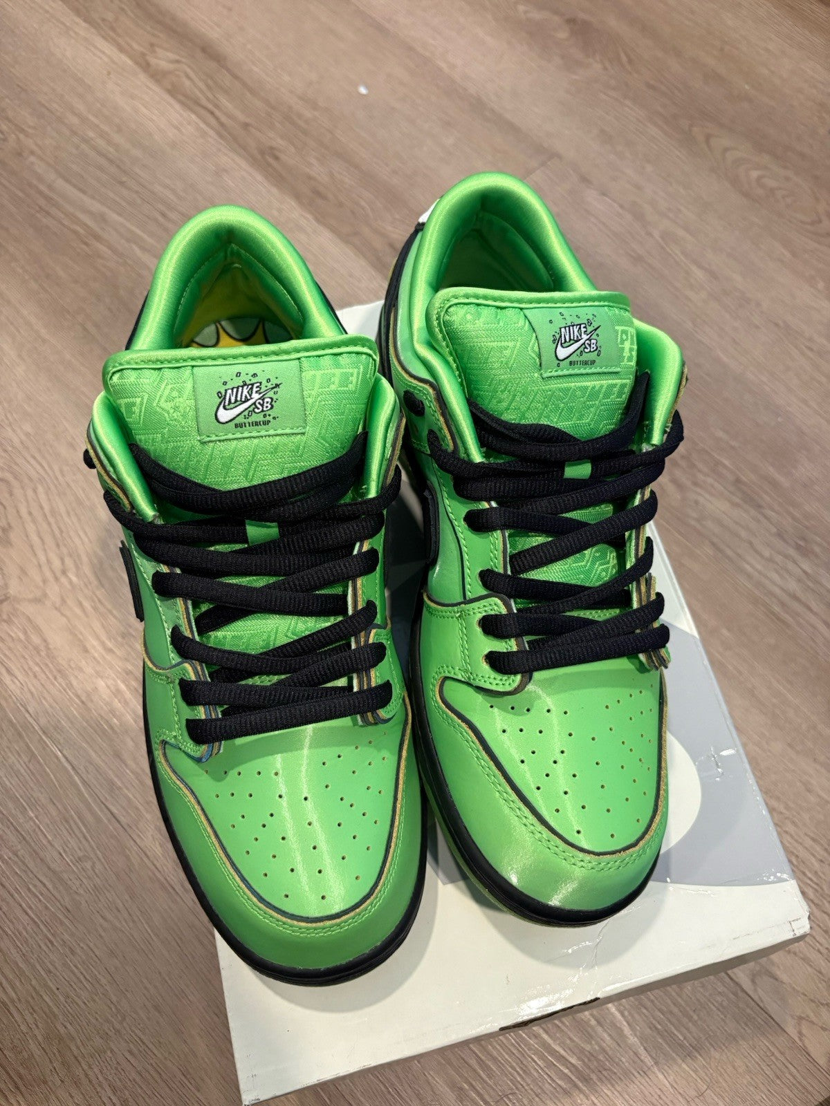 Size 10 - Nike SB Dunk Low x Powerpuff Girls Buttercup