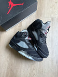 Size 9 - Air Jordan 5 Retro OG Black Metallic Reimagined