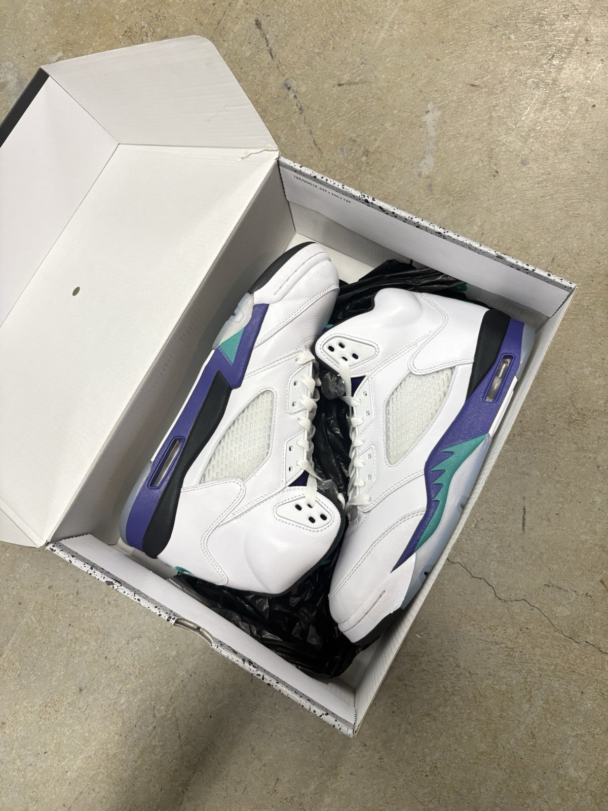 Air Jordan 5 Retro Grape 2025 Sneakers Size 9.5 HQ7978-100