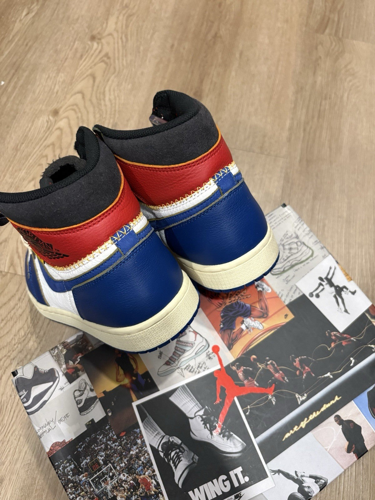 Size 9 - Jordan 1 Retro NRG x Union LA High Storm Blue