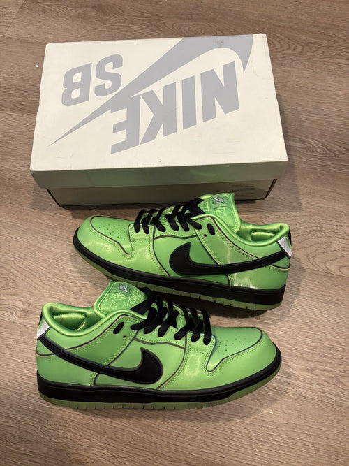 Size 10 - Nike SB Dunk Low x Powerpuff Girls Buttercup