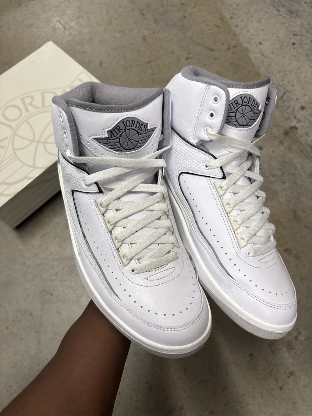 Size 10 - Air Jordan 2 Retro White Cement