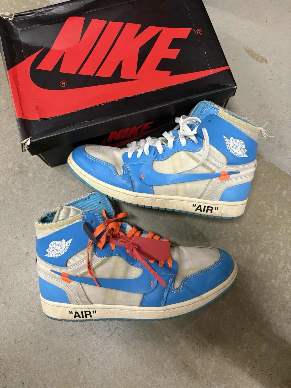 Size 12 - Jordan 1 Retro OG x Off-White High UNC