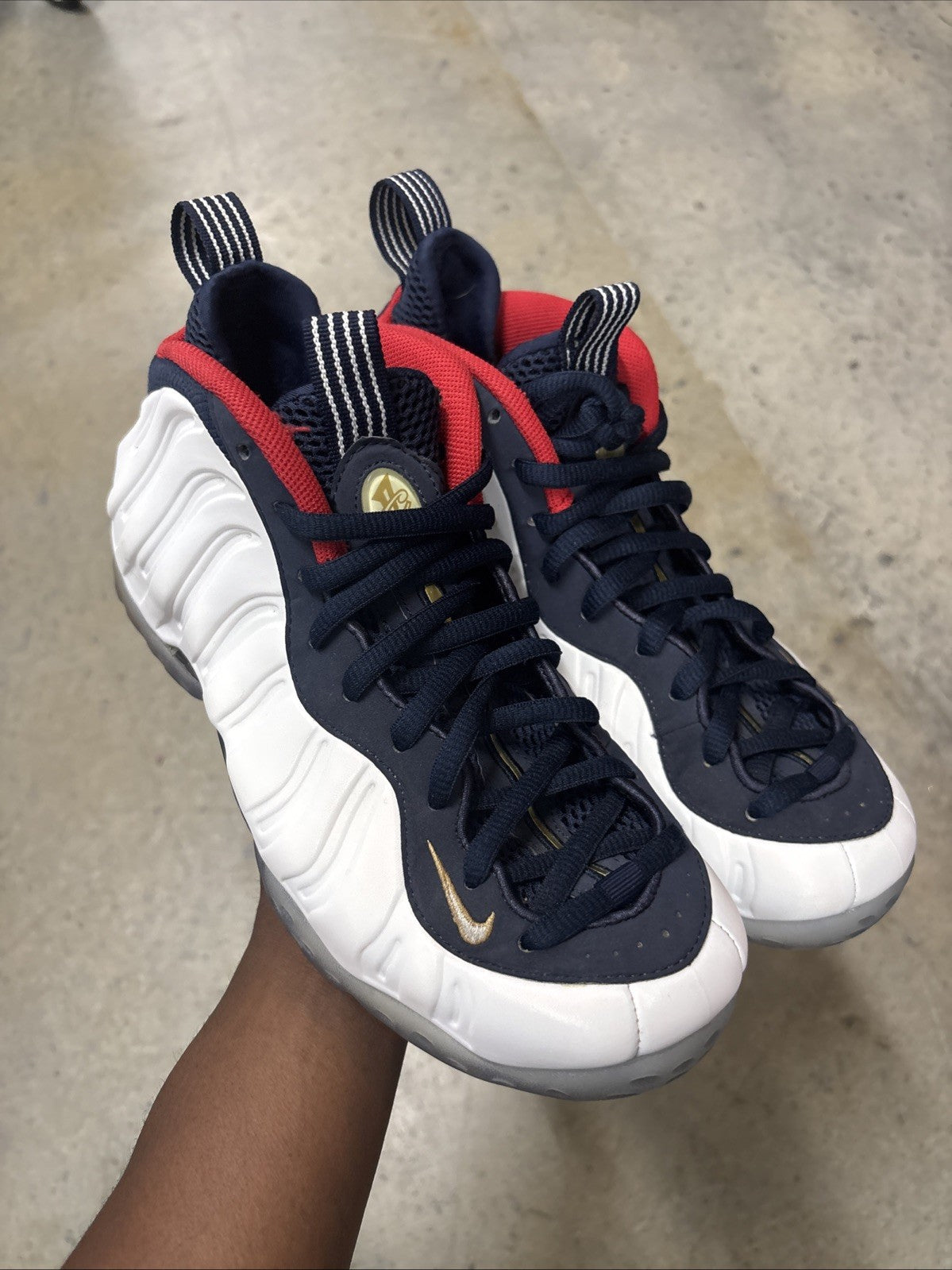 Size 8.5 - Nike Air Foamposite One PRM Olympic