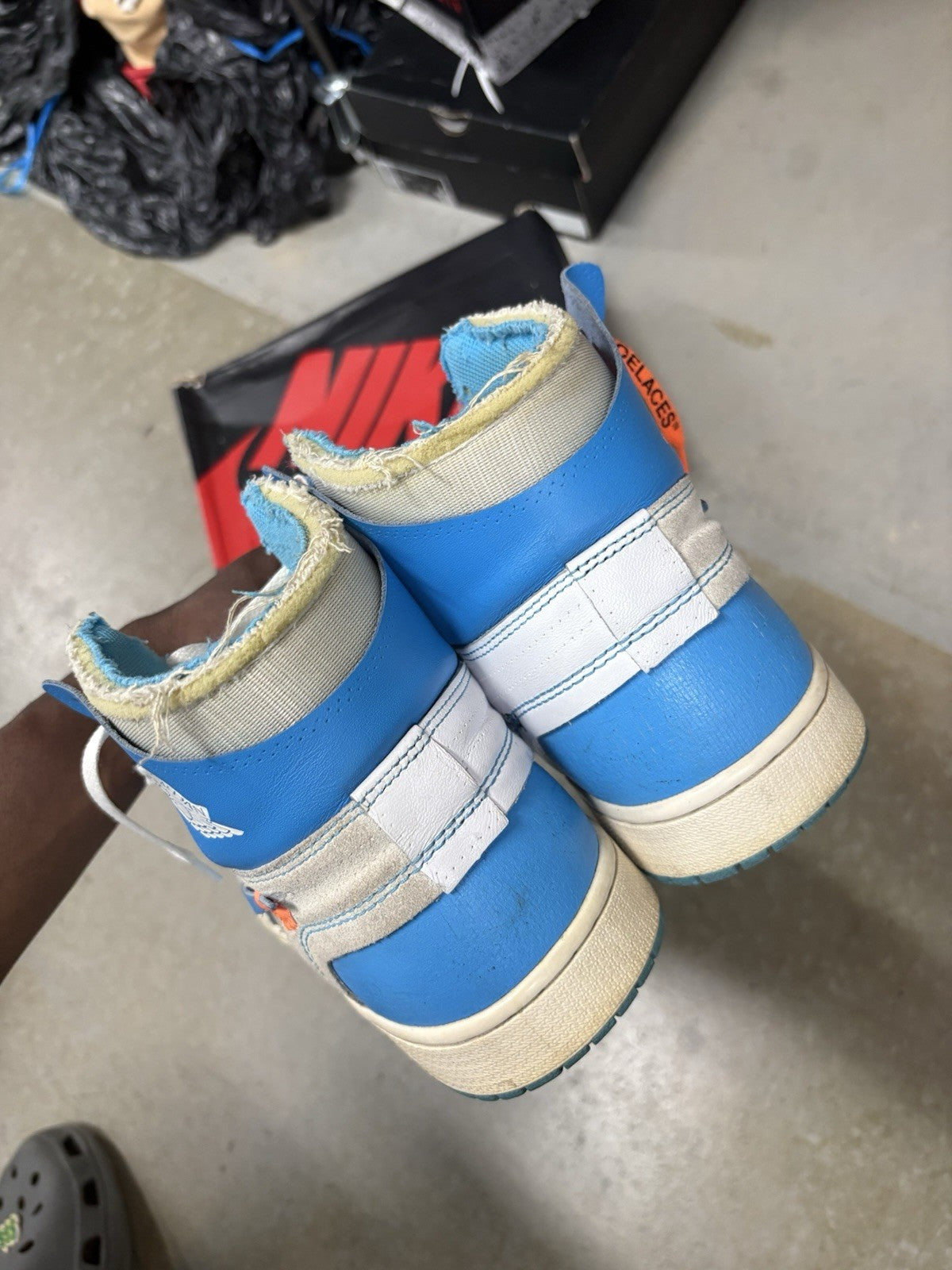 Size 12 - Jordan 1 Retro OG x Off-White High UNC