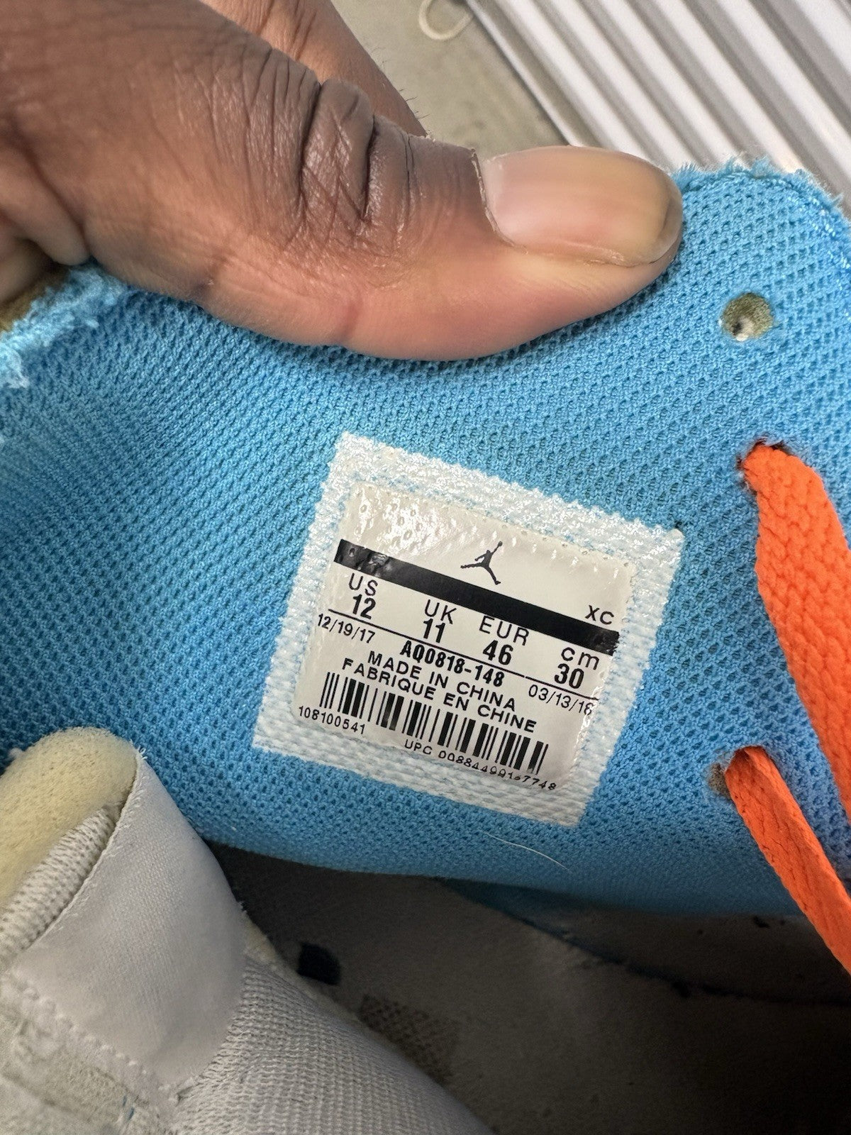 Size 12 - Jordan 1 Retro OG x Off-White High UNC