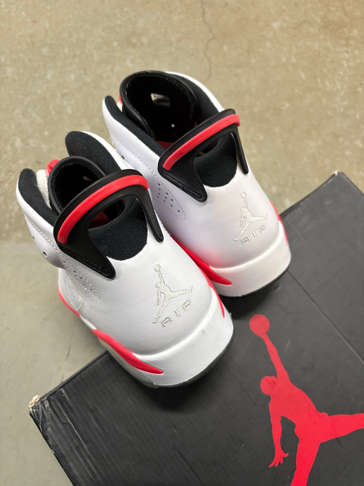 Size 8.5 - Jordan 6 Retro Infrared White 2014